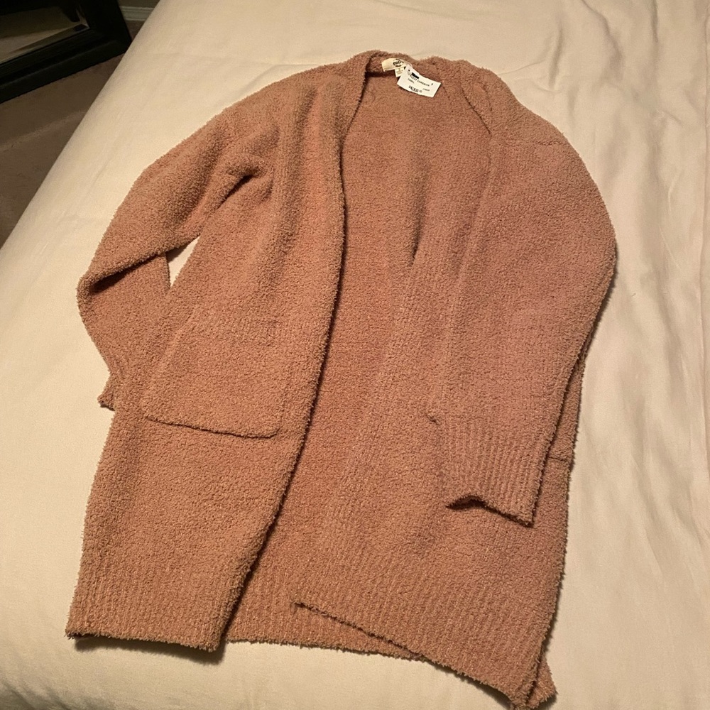 Womens Entro Fuzzy Cardigan